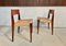Danish Minimalist Model Pia Teak Dining Chairs with Paper Cord Seats by Poul Cadovius for Royal Persiennen, 1958, Set of 2, Image 2