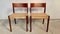 Danish Minimalist Model Pia Teak Dining Chairs with Paper Cord Seats by Poul Cadovius for Royal Persiennen, 1958, Set of 2, Image 11