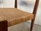 Sillas de comedor modelo Pia danesas minimalistas de teca con asientos de hilo de papel de Poul Cadovius para Royal Persiennen, 1958. Juego de 2, Imagen 8