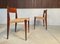 Danish Minimalist Model Pia Teak Dining Chairs with Paper Cord Seats by Poul Cadovius for Royal Persiennen, 1958, Set of 2 18