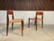 Sedie da pranzo Pia minimaliste in teak con sedute in corda di carta di Poul Cadovius per Royal Persiennen, Danimarca, set di 2, Immagine 16