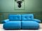 Blue Modular 2-Seater Sofa by KM Wilkins for G Plan, Set of 2, Image 1