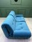 Blaues modulares 2-Sitzer Sofa von KM Wilkins für G Plan, 2er Set 6