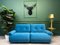 Blaues modulares 2-Sitzer Sofa von KM Wilkins für G Plan, 2er Set 2