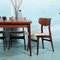 Dutch Teak Dining Chairs by Louis Van Teeffelen for Wébé, 1960s, Set of 4 13