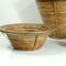 Mid-Century Rattan and Brass Planters or Baskets, Set of 3 7