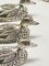 French Silver Plated Metal Duck-Shaped Knife Holders, 1970, Set of 6 7