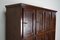 Antique Dutch Oak Locker Cabinet Post Office, 1920s, Image 5