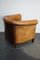 Vintage Dutch Cognac Colored Leather Club Chair 8