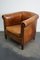 Fauteuil Club Vintage en Cuir Couleur Cognac, Pays-Bas 3