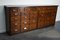 Industrial German Oak Apothecary Cabinet Bank of Drawers, 1930s 6