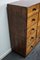 Large Industrial German Mid-20th Century Pine Apothecary Cabinet 11