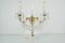 Lámpara de mesa Mid-Century de cristal de Kamenicky Senov, años 60, Imagen 3