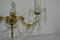 Lámpara de mesa Mid-Century de cristal de Kamenicky Senov, años 60, Imagen 7