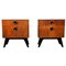 Tables de Chevet Mid-Century par Jindrich Halabala, 1950s, Set de 2 1