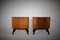 Mid-Century Bedside Tables by Jindrich Halabala, 1950s, Set of 2 5