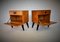 Mid-Century Bedside Tables by Jindrich Halabala, 1950s, Set of 2 8