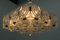 Brutalist Glass Chandelier by Kamenicky Senov, 1970s 11