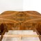 Antikes Art Deco Doppelbett aus Nussholzfurnier 12