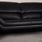 Blue Leather 2-Seat Sofa from De Sede 4