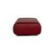 Red Leather 6300 Stool by Rolf Benz 8