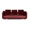 Red Leather 6300 3-Seat Sofa and Stool by Rolf Benz, Set of 2 14