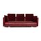 Rotes 6300 3-Sitzer Ledersofa und Hocker von Rolf Benz, 2er Set 14