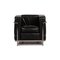 Black Leather LC2 Armchair by Le Corbusier for Cassina, Image 8