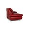 Danish Red Leather Barbardos 2-Seat Couch with Relaxation Function by Hjort Knudsen 9