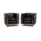 Black Leather LC 2 Armchairs by Le Corbusier for Cassina, Set of 2 1