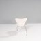 White Series 7 Dining Chairs by Arne Jacobsen for Fritz Hansen, Set of 4 5
