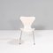 White Series 7 Dining Chairs by Arne Jacobsen for Fritz Hansen, Set of 4, Image 9