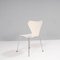White Series 7 Dining Chairs by Arne Jacobsen for Fritz Hansen, Set of 4 4
