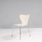 White Series 7 Dining Chairs by Arne Jacobsen for Fritz Hansen, Set of 4, Image 4