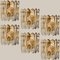 Lampade da parete XL Palazzo in ottone dorato e vetro di Kalmar, set di 2, Immagine 16