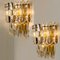 Xl Palazzo Wall Light Fixtures in Gilt Brass and Glass from Kalmar, Set of 2 3