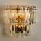 Xl Palazzo Wandlampen aus vergoldetem Messing & Glas von Kalmar, 2er Set 8