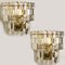 Xl Palazzo Wall Light Fixtures in Gilt Brass and Glass from Kalmar, Set of 2 14