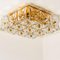 Gold-Plated Crystal Glass Wall Light or Flush Mount by Kinkeldey for Bakalowits & Söhne, 1970s, Image 3