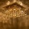 Gold-Plated Crystal Glass Wall Light or Flush Mount by Kinkeldey for Bakalowits & Söhne, 1970s 6