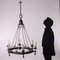 Wrought Iron Chandelier 2