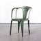 French Green Multipl’s Armchair by Tolix, 1940s 1