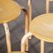 Simple French Stacking School Stools, Set of 6 5