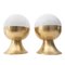 Brass Ball Table Lamps, Italy, 1950s, Set of 2, Image 2