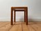 Small 60s Oak Table Plant Stand Mid-Century Design Stand 4