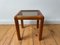 Small 60s Oak Table Plant Stand Mid-Century Design Stand 6