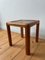 Small 60s Oak Table Plant Stand Mid-Century Design Stand 2