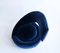 Spiral Chair in Blue Velvet Fabric Attributed to Marzio Cecchi, Italy, 1970s 11