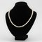 Modern Cultured Pearl 18 Karat Yellow Gold Clasp Necklace 7
