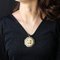 Modern 18 Karat Rose and Yellow Gold Pendant Brooch, Image 5